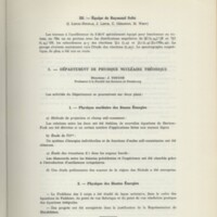 Rapport CNRS 1964-1965