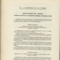 Rapport CNRS 1962-1963