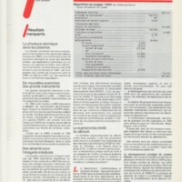 Rapport CNRS 1984