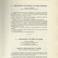 Rapport CNRS 1961-1962