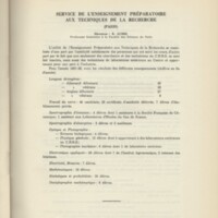 Rapport CNRS 1957-1958
