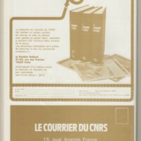 Le courrier du CNRS 27
