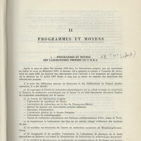Rapport CNRS 1968