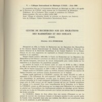 Rapport CNRS 1958-1959