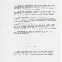 Rapport CNRS 1952-1953