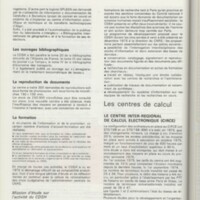 Rapport CNRS 1975