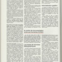 Rapport CNRS 1981-1982