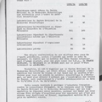 Rapport CNRS 1953-1954
