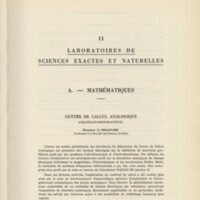 Rapport CNRS 1963-1964