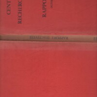 Rapport CNRS 1960-1961