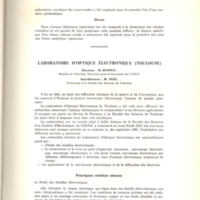 Rapport CNRS 1956-1957
