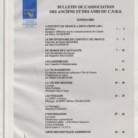 Bulletin de l'Association des anciens et des amis du CNRS n°11