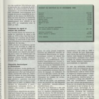 Rapport CNRS 1979-1980