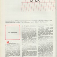 Rapport CNRS 1983
