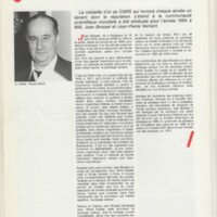 Rapport CNRS 1984