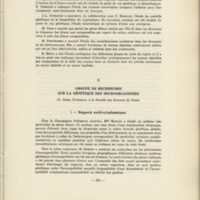 Rapport CNRS 1962-1963