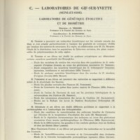 Rapport CNRS 1958-1959