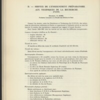 Rapport CNRS 1959-1960