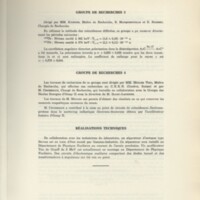 Rapport CNRS 1961-1962