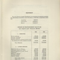 Rapport CNRS 1964-1965
