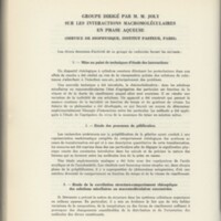 Rapport CNRS 1961-1962