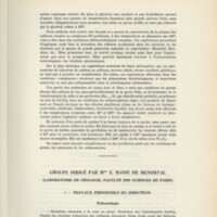 Rapport CNRS 1961-1962