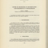 Rapport CNRS 1963-1964