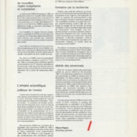 Rapport CNRS 1984