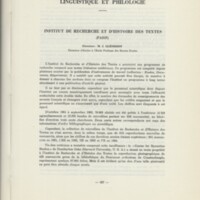 Rapport CNRS 1964-1965