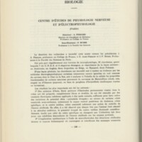 Rapport CNRS 1959-1960