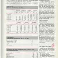 Rapport CNRS 1985