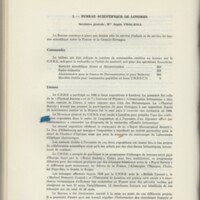 Rapport CNRS 1967