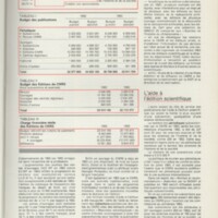 Rapport CNRS 1983