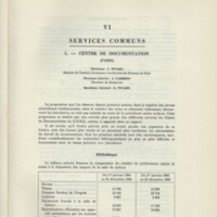 Rapport CNRS 1964-1965