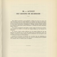 Rapport CNRS 1963-1964