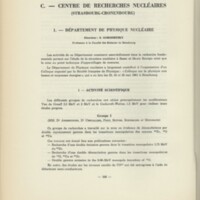 Rapport CNRS 1960-1961