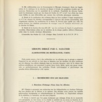 Rapport CNRS 1963-1964