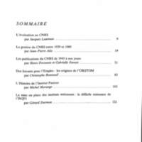 Cahiers pour l'histoire du CNRS 10