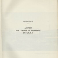 Rapport CNRS 1964-1965