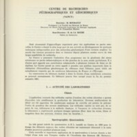 Rapport CNRS 1959-1960