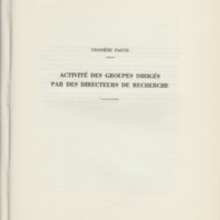 Rapport CNRS 1964-1965