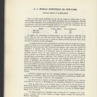 Rapport CNRS 1961-1962