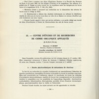 Rapport CNRS 1961-1962
