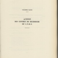Rapport CNRS 1962-1963