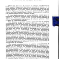 Cahiers pour l'histoire du CNRS 6