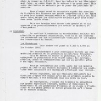 Rapport CNRS 1952-1953