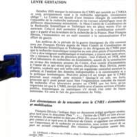 Cahiers pour l'histoire du CNRS 4