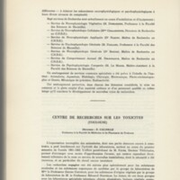 Rapport CNRS 1961-1962