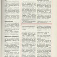 Rapport CNRS 1983