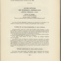 Rapport CNRS 1962-1963